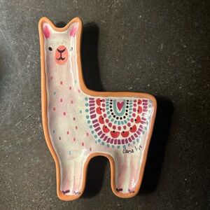 Colorful Llama Trinket Dish